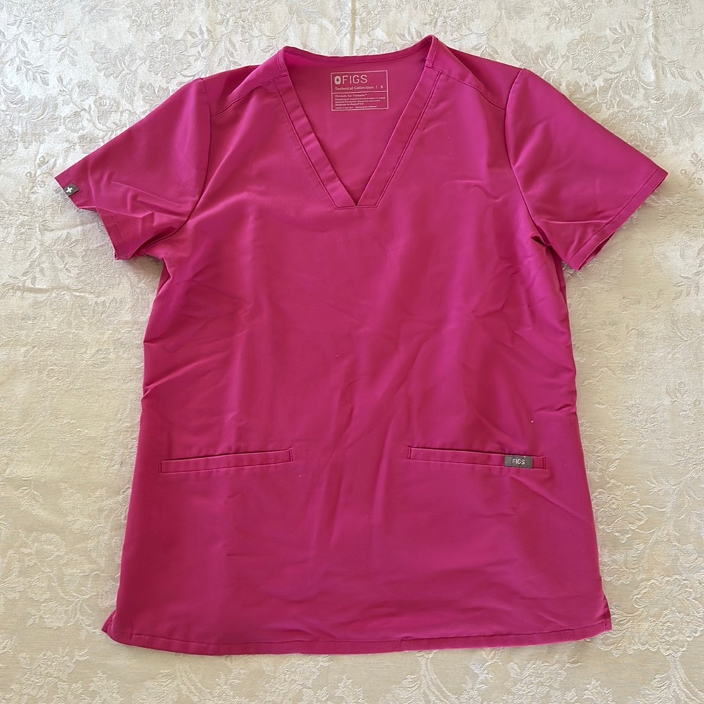 FIGS SMALL electric orchard casma scrub top